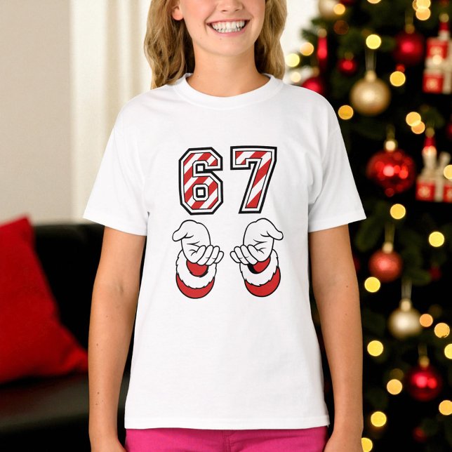 Christmas Meme Six Seven 67 6 7 Holiday T-Shirt (Creator Uploaded)