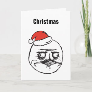 Christmas Memes Troll Le Me Gusta Custom EDITABLE Holiday Card