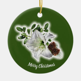 Christmas Memories Ceramic Ornament