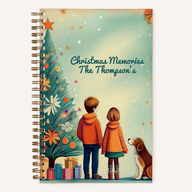 "Christmas Memories" Family Christmas Journal (Front)