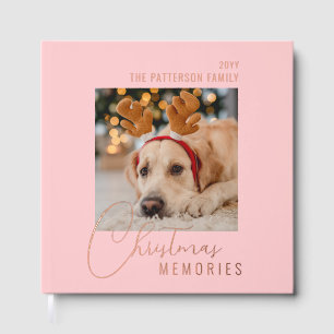 Christmas Memories Family Pet Photo Personalised Guest Book