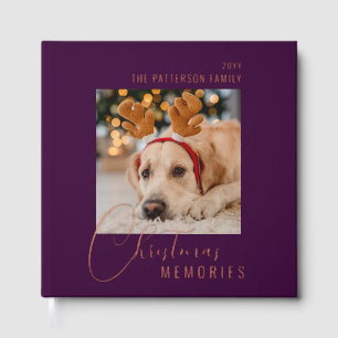Christmas Memories Family Pet Photo Personalised Guest Book