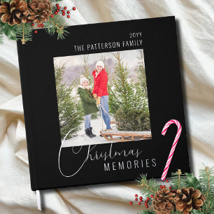 Christmas Memories Real Foil Family Photo Guest Book