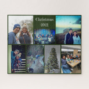 Christmas Memories Seven Photo Collage 520pc Jigsaw Puzzle