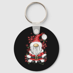 Christmas Men Mr Claus Santa Gnome Christmas Paja Key Ring