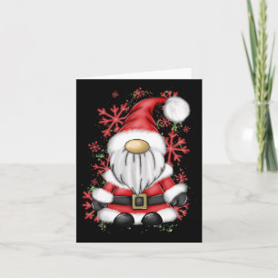 Christmas Men Mr Claus Santa Gnome Christmas Pajam Card
