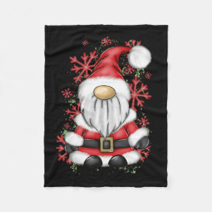 Christmas Men Mr Claus Santa Gnome Christmas Pajam Fleece Blanket