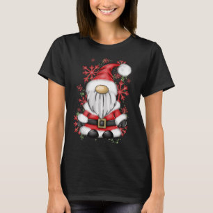 Christmas Men Mr Claus Santa Gnome Christmas Pajam T-Shirt