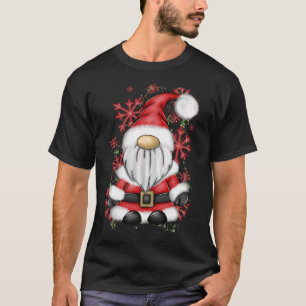 Christmas Men Mr Claus Santa Gnome Christmas Pajam T-Shirt