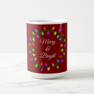 Christmas Merry And Bright Lights  Coffee Mug