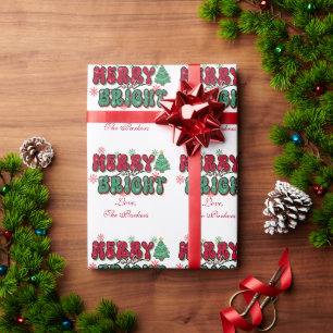 Christmas Merry and Bright Wrapping Paper