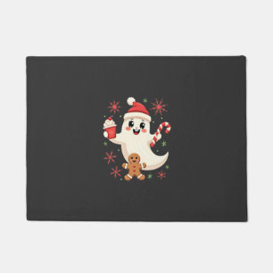 Christmas Merry Christmas For Gift Christmas Ghost Doormat