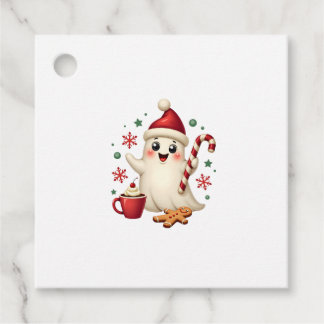 Christmas Merry Christmas For Gift Christmas Ghost Favour Tags