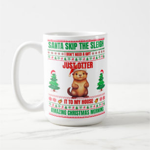 Christmas Merry Christmas For Gift Christmas Otter Coffee Mug