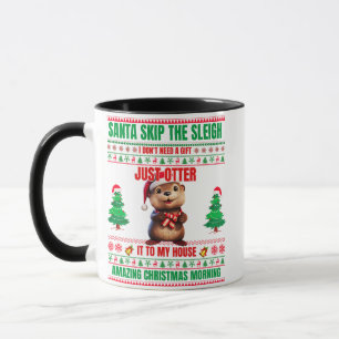 Christmas Merry Christmas For Gift Christmas Otter Mug