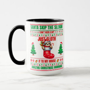 Christmas Merry Christmas For Gift Christmas Sloth Mug
