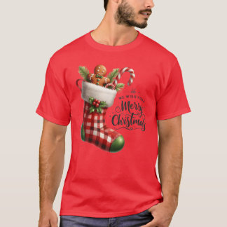 Christmas Merry Christmas For Gift Gingerbread Man T-Shirt