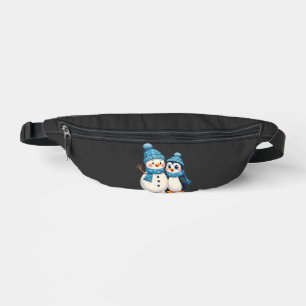 Christmas Merry Christmas For Gift Penguin Snowman Bum Bags