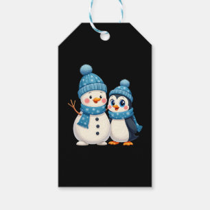 Christmas Merry Christmas For Gift Penguin Snowman Gift Tags