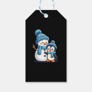 Christmas Merry Christmas For Gift Penguin Snowman Gift Tags