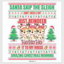 Christmas Merry Christmas For Gift Reindeers