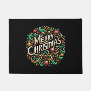 Christmas Merry Christmas Morning Holiday Cute Doormat
