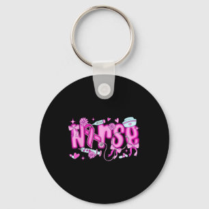 Christmas Merry Kick-mas Santa Claus Karate Key Ring