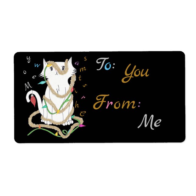 Christmas Mess Gift Tag (Front)