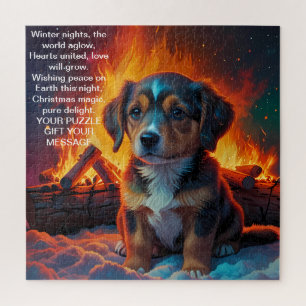 Christmas Message Joy Jigsaw Puzzle