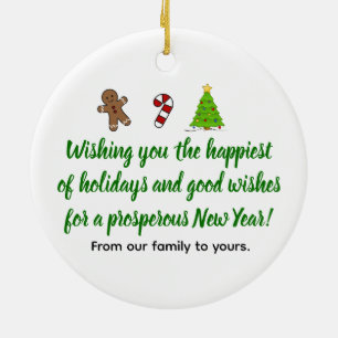 Christmas Message Ornament