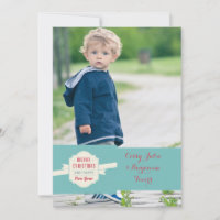 Christmas Message Photo Holiday Card