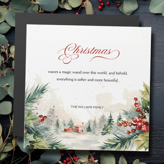 Christmas Message Winter Scene Non Photo (Creator Uploaded)