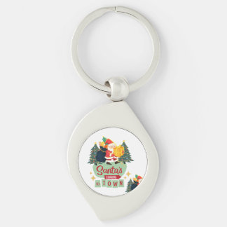 Christmas Metal Keychain