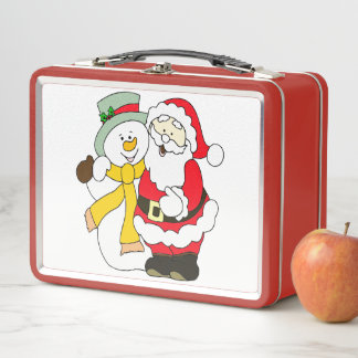 Christmas  metal lunch box