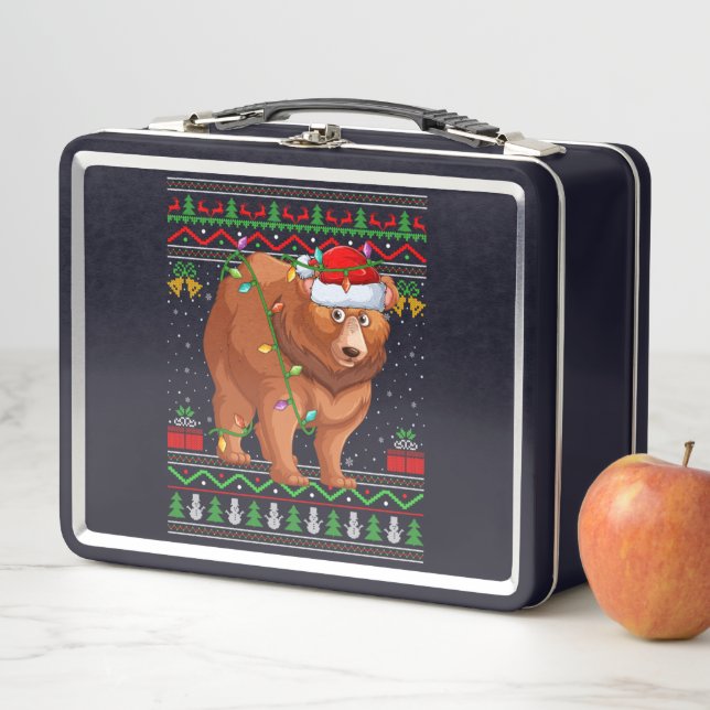 Christmas  metal lunch box (In Situ)