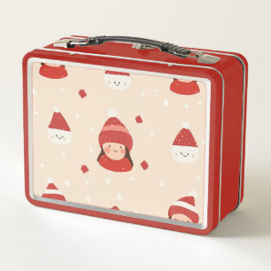 Christmas Metal Lunch Box