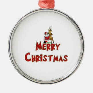 christmas metal ornament