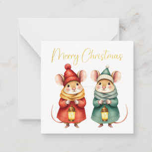 Christmas Mice Card