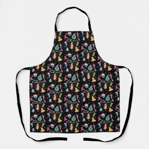 Christmas Microbiology Science Teacher Microbe Apron