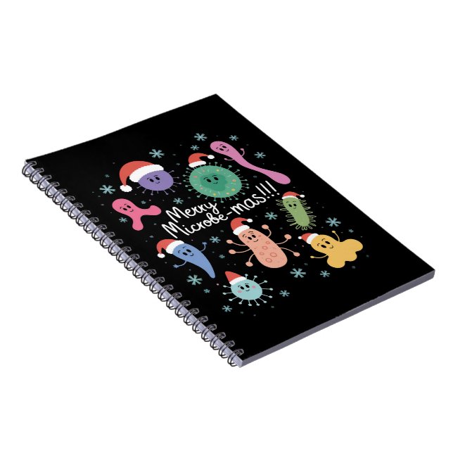 Christmas Microbiology Science Teacher Microbe Notebook (Right Side)