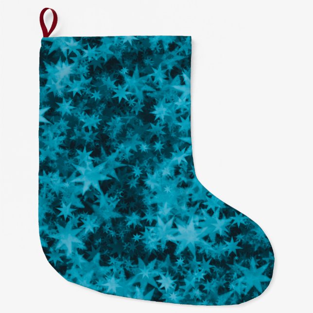 Christmas Midnight Echo Large Christmas Stocking (Front)