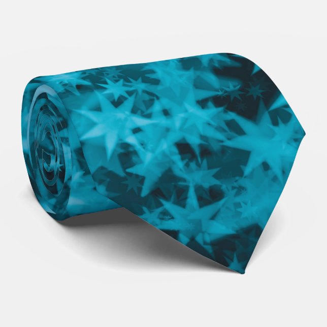 Christmas Midnight Echo Tie (Rolled)