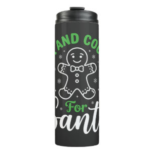 Christmas Milk and Cookies for Santa Thermal Tumbler