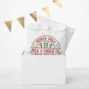 Christmas milk cookie company Favour Bag