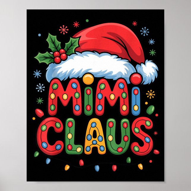 Christmas Mimi Claus Holiday Cheer Family Season H Poster (Front)