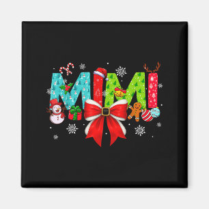 Christmas Mimi Coquette Bow Mimi Christmas Magnet