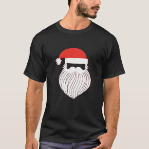 Christmas Minimalist Modern Santa T-Shirt