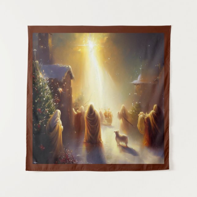 Christmas Miracle 1 Tapestry (Front)