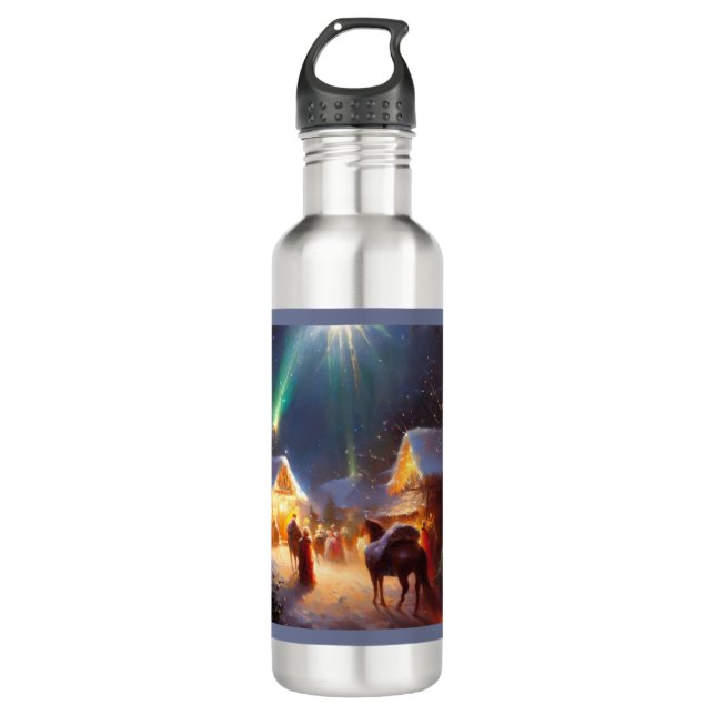 Christmas Miracle 3 710 Ml Water Bottle (Front)