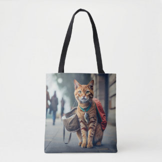 Christmas Miracle: Give a Stray Cat a Forever Home Tote Bag